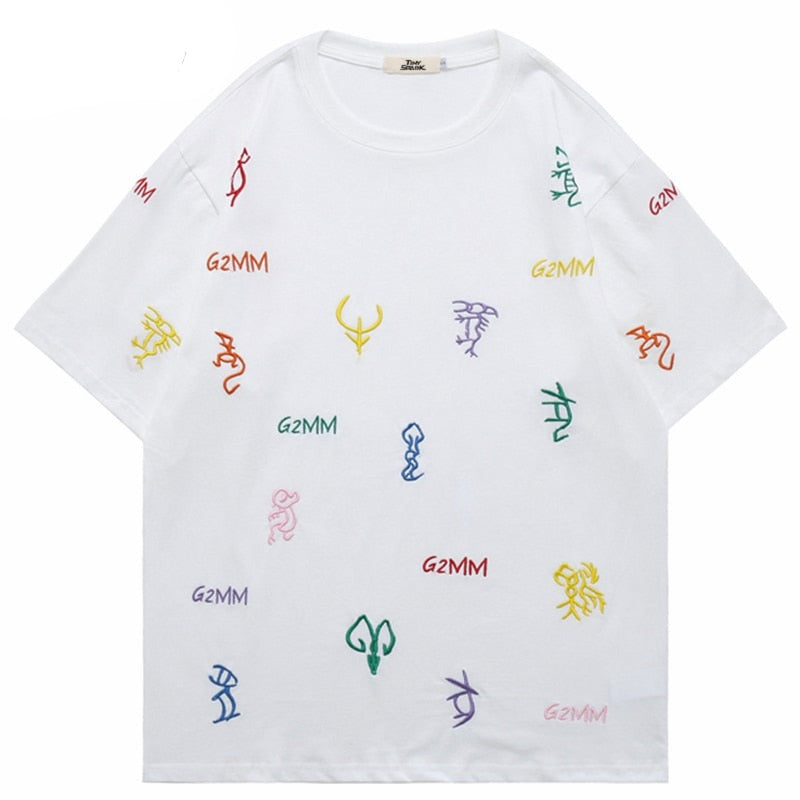 "Zodiac" Unisex Men Women Streetwear Graphic T-Shirt - Street King Apparel
