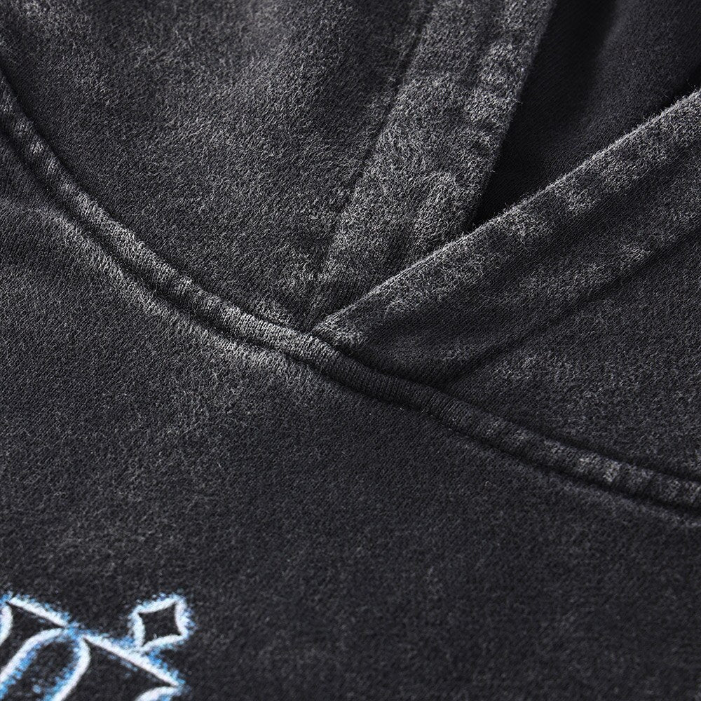 "Ancient Flame" Unisex Men Women Graphic Streetwear Hoodie Daulet Apparel