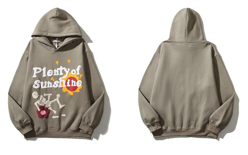 "Plenty Of Sunshine" Unisex Men Women Streetwear Graphic Hoodie - Street King Apparel