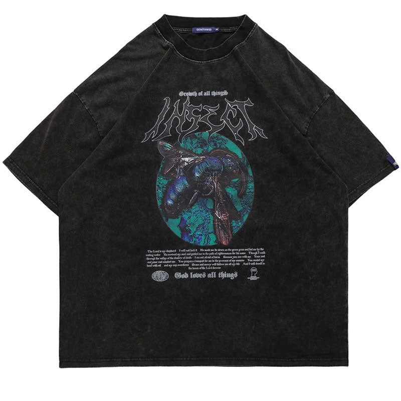 Street King Apparel "Blue Heart" Unisex Men Women Streetwear Graphic T-Shirt - Street King Apparel