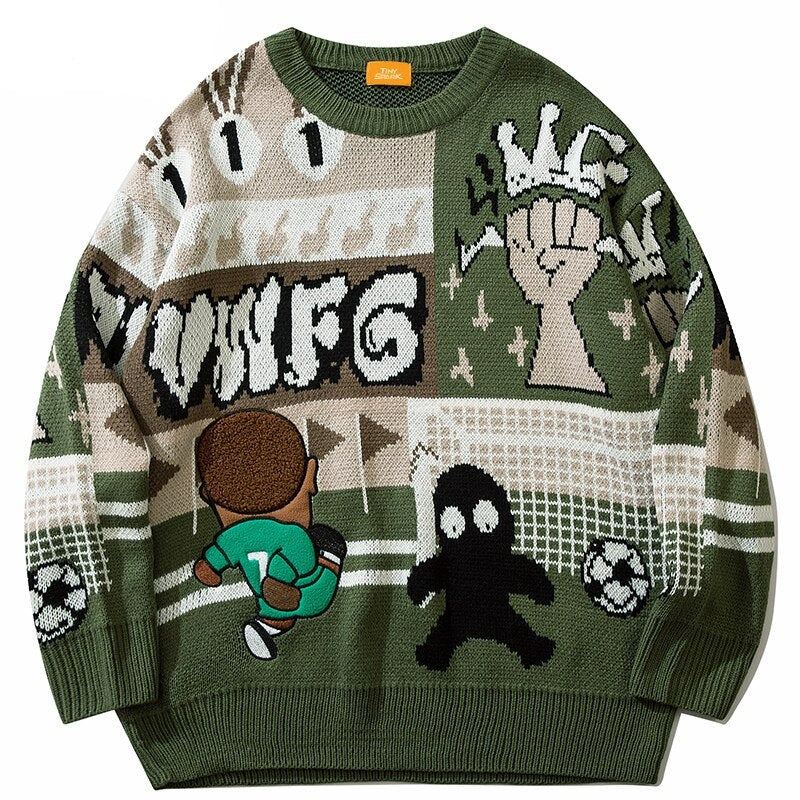 "Secret Player" Unisex Men Women Streetwear Graphic Sweater - Street King Apparel