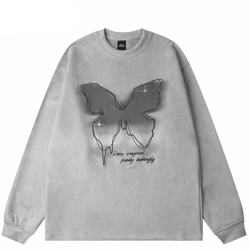 Street King Apparel "Blue Smoke" Unisex Men Women Streetwear Graphic Sweatshirt - Street King Apparel