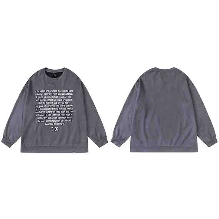 "It Was Written" Unisex Men Women Streetwear Graphic Sweatshirt - Street King Apparel
