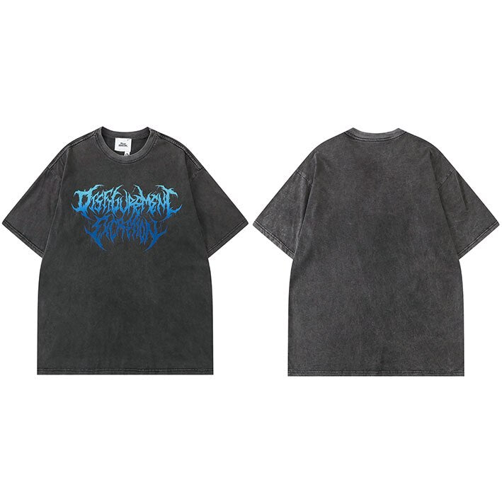 Street King Apparel "Blue Text" Unisex Men Women Streetwear Graphic T-Shirt - Street King Apparel