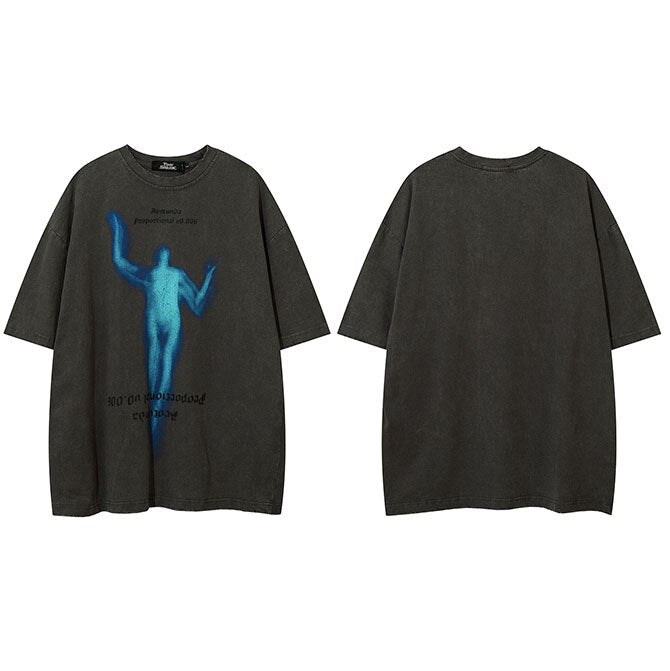 "Washed Away" Unisex Men Women Streetwear Graphic T-Shirt - Street King Apparel