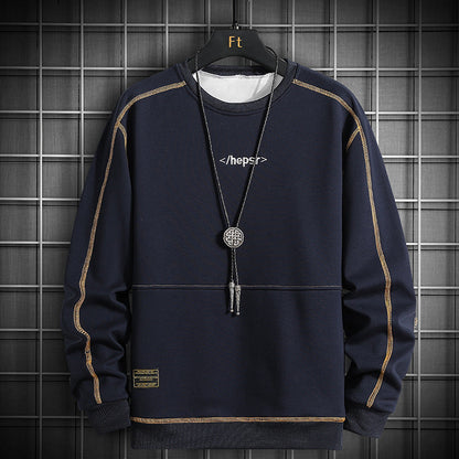 Men's New Trend Simple Casual Sports Long Sleeve Top Street King Apparel