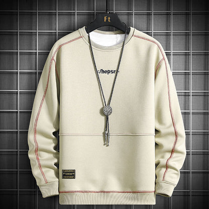 Men's New Trend Simple Casual Sports Long Sleeve Top Street King Apparel