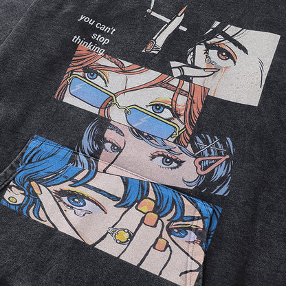 Original Street Cute Secondary Printed Hooded Sweatshirt Street King Apparel