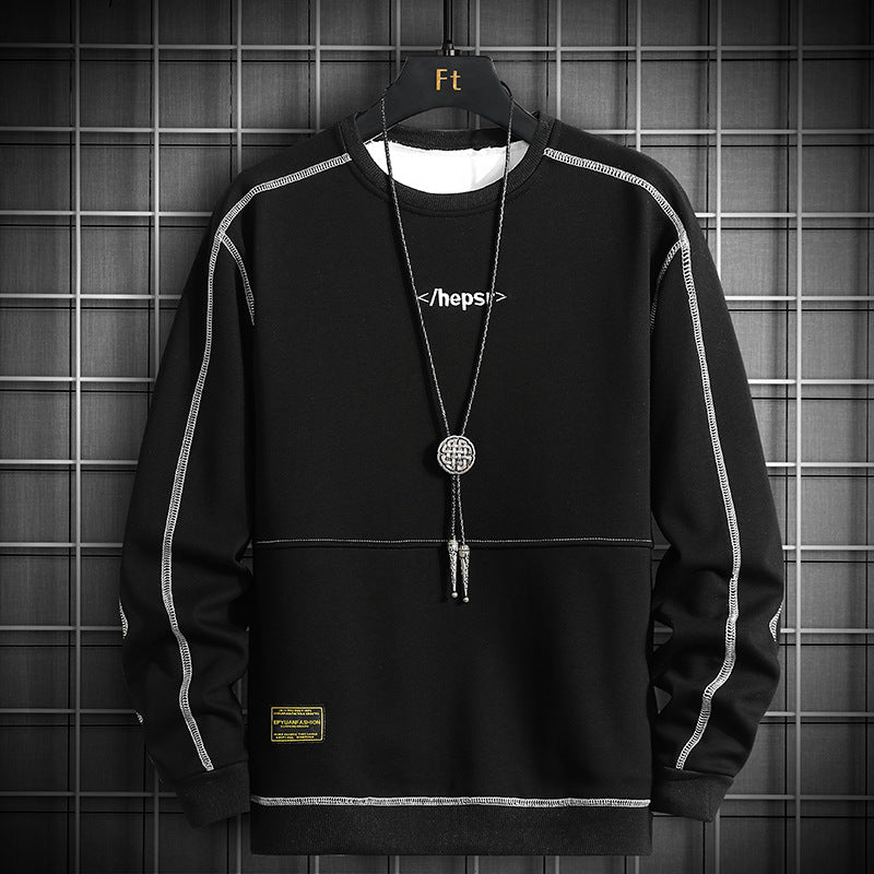 Men's New Trend Simple Casual Sports Long Sleeve Top Street King Apparel
