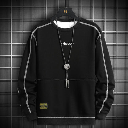 Men's New Trend Simple Casual Sports Long Sleeve Top Street King Apparel