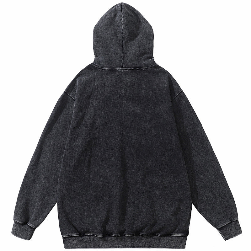 Original Street Cute Secondary Printed Hooded Sweatshirt Street King Apparel