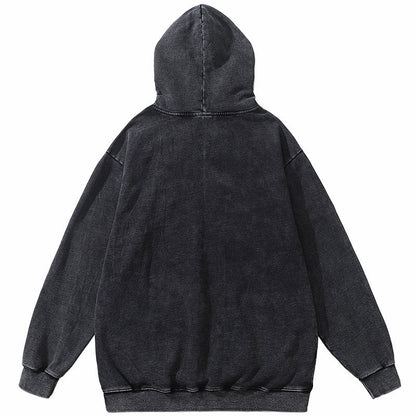 Original Street Cute Secondary Printed Hooded Sweatshirt Street King Apparel