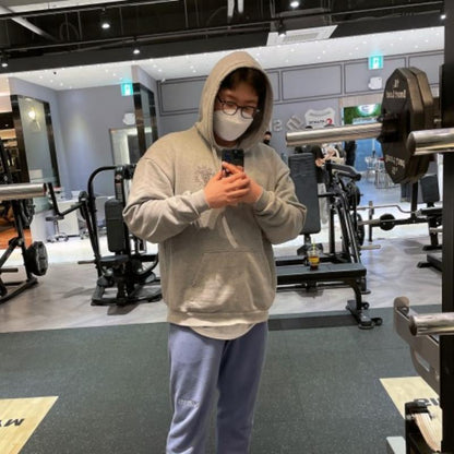 Training Clothes Casual Letter Hooded Pullover Street King Apparel
