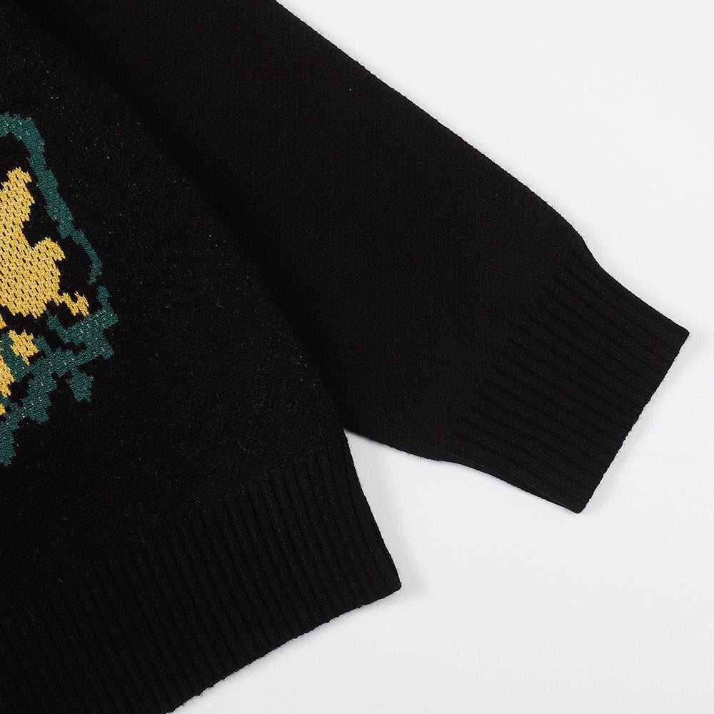 "Happy New Year" Graphic Unisex Men Women Streetwear Sweater Daulet Apparel