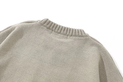 GONTHWID Knitted Sweaters Hip Hop Lightning 3D Angel Statue Print Pullover Sweater Streetwear Hip Hop Fashion Casual Loose Tops Street King Limited