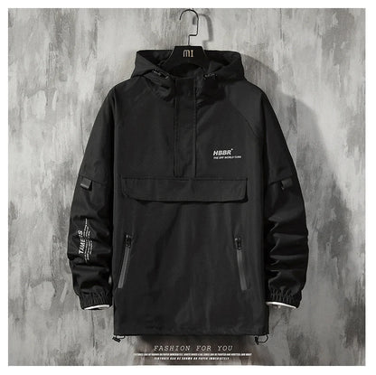 2023 men streetwear jackets and coats hip hop harajuku mens windbreaker overcoat mens clothing unique default style 648