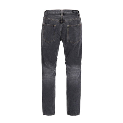 Heavy Industry Electric Embroidery Burning Washed Jeans Mens and Womens Patchwork Streetwear Harajuku Oversize Denim Trousers Street King Limited