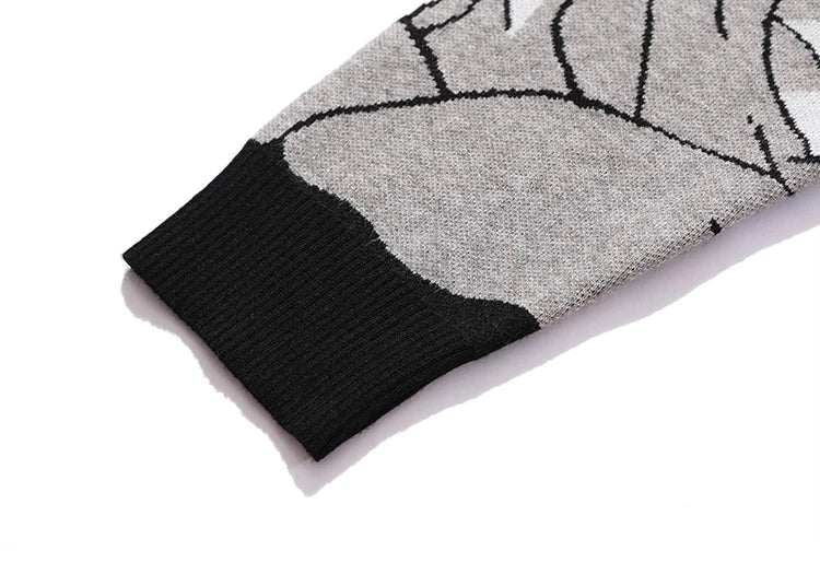 Mens Hip Hop Streetwear Harajuku Sweater Vintage Retro Japanese Style Anime Girl Knitted Sweater 2023 Autumn Cotton Pullover Street King Limited