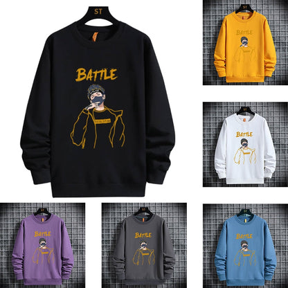 "Battle" Unisex Men Women Streetwear Graphic Hoodie Daulet Apparel
