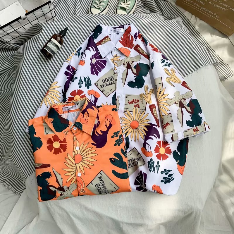 "Flower Seeds" Unisex Men Women Streetwear Graphic Shirt Daulet Apparel