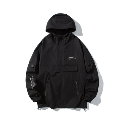 "Rainy Day" Unisex Men Women Streetwear Windbreaker Jacket Daulet Apparel