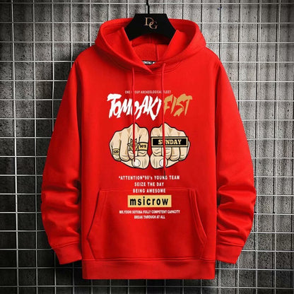 "Left Punch" Unisex Men Women Streetwear Graphic Hoodie Daulet Apparel