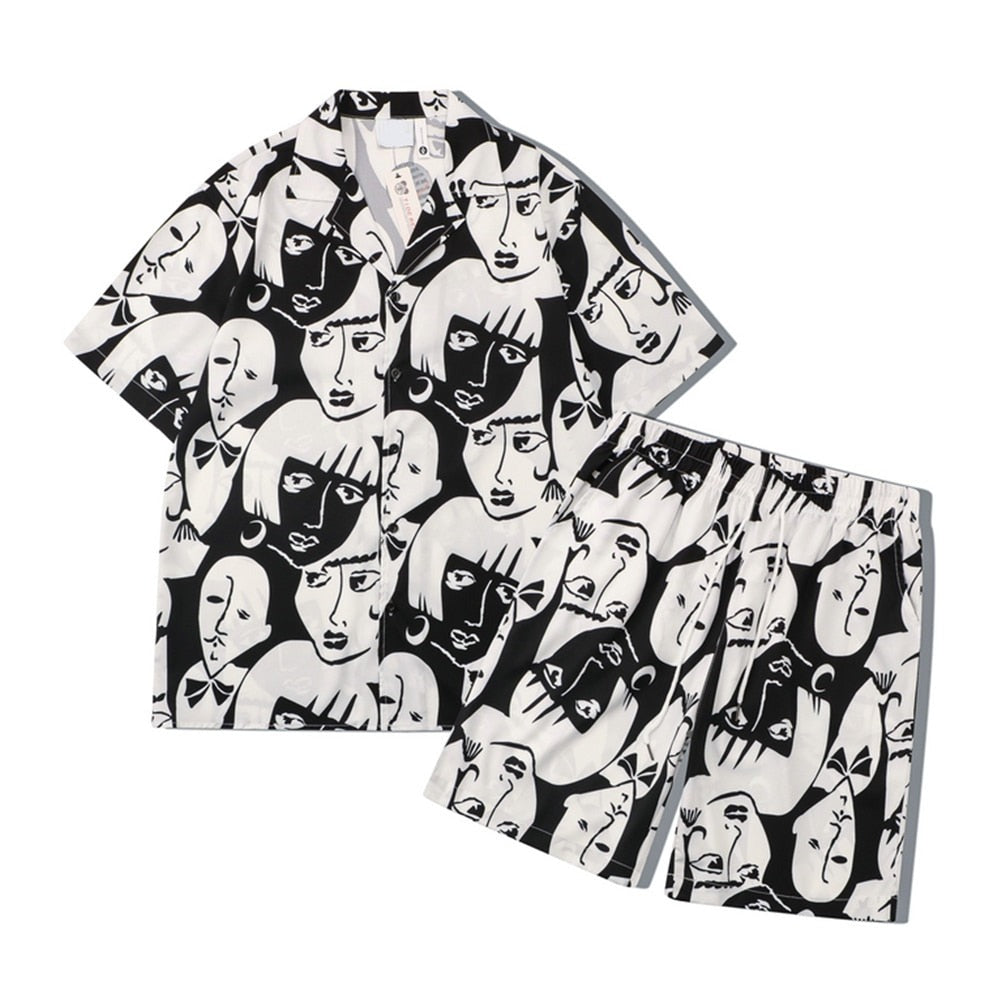 "Comical" Unisex Men Women Streetwear Graphic Shirt Daulet Apparel