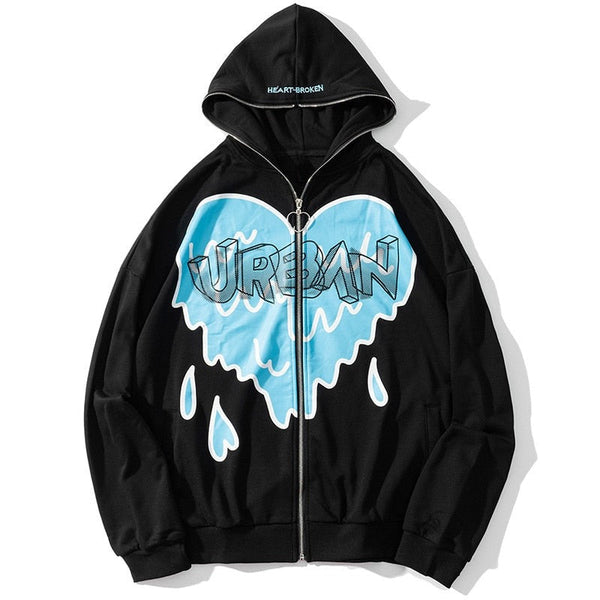 "Urban Culture" Unisex Men Women Streetwear Graphic Hoodie Daulet Apparel