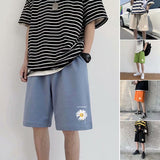 "Summer Time" Unisex Men Women Streetwear Graphic Shorts Daulet Apparel