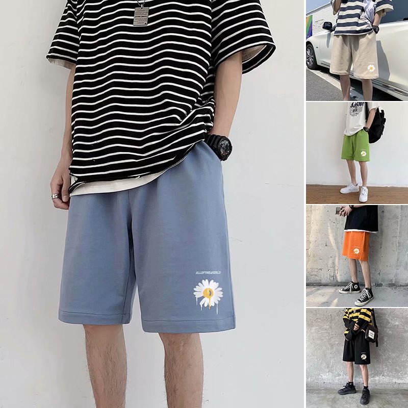 "Summer Time" Unisex Men Women Streetwear Graphic Shorts Daulet Apparel