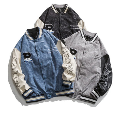 rainbowtouches 2021 new jacket men unisex street jackets letter embroidered baseball uniform hip hop mens superior quality coat unique default style 4454