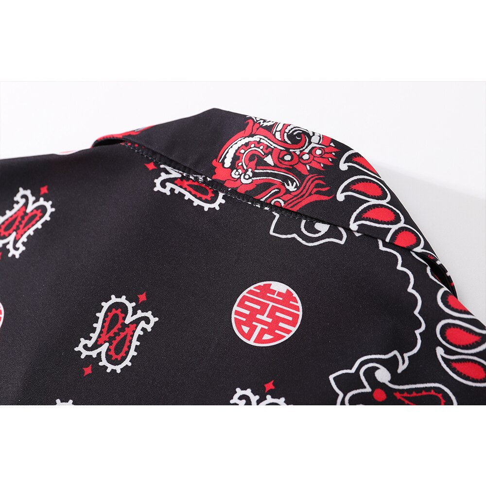 "Cherry Pink" Unisex Men Women Streetwear Graphic Shirt Daulet Apparel