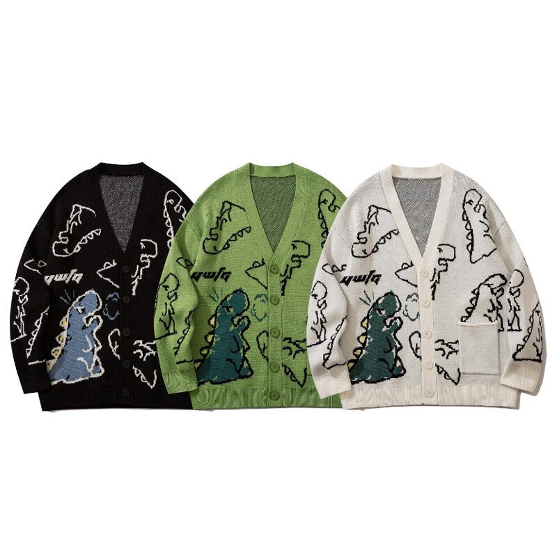 "Screaming Loud" Unisex Men Women Streetwear Graphic Cardigan Daulet Apparel