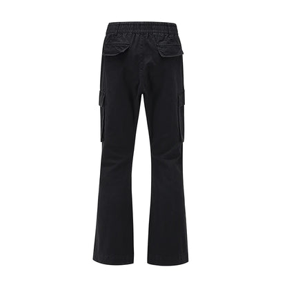2023 camouflage micro flare pants fashionable streetwear camo cargo pants for male slim fit trousers women baggy casual clothes unique cargo style 2648