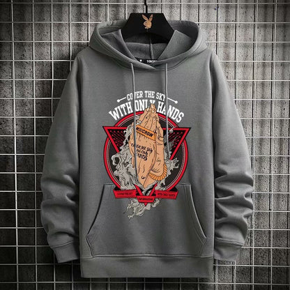 "Big Hands" Unisex Men Women Streetwear Graphic Hoodie Daulet Apparel