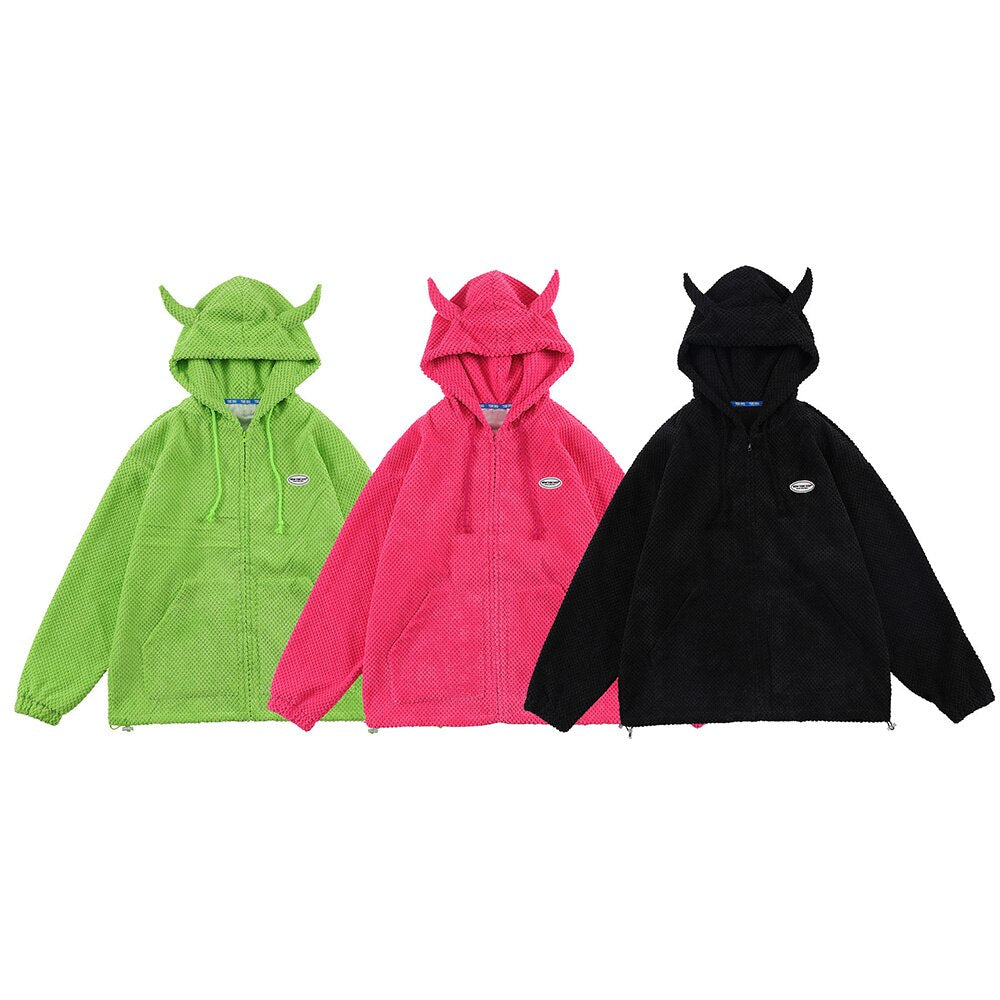"Devil" Unisex Men Women Streetwear Graphic Hoodie Daulet Apparel