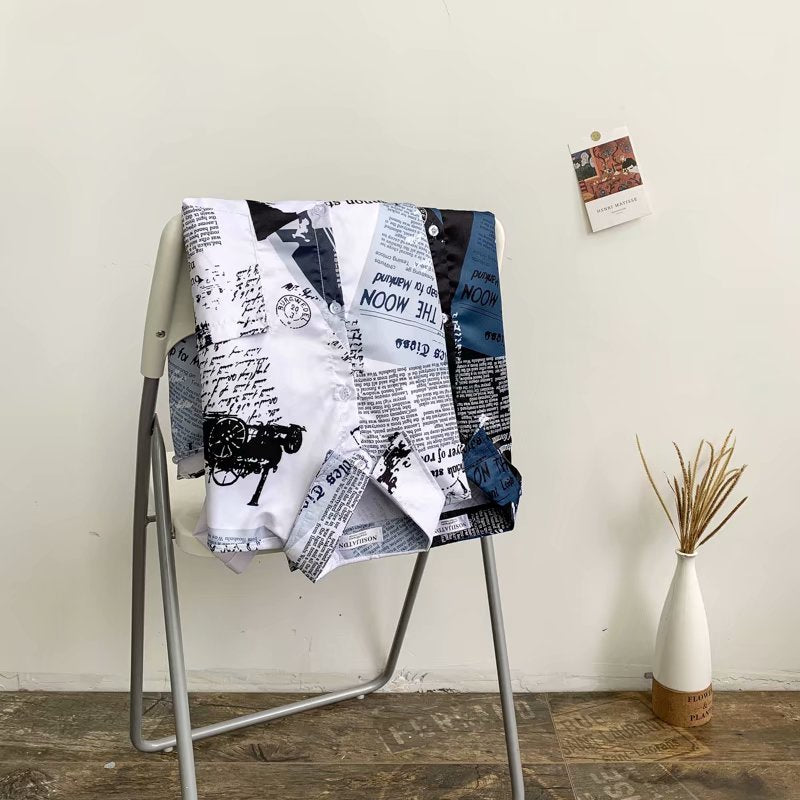 "Summer Time" Unisex Men Women Streetwear Graphic Shirt Daulet Apparel