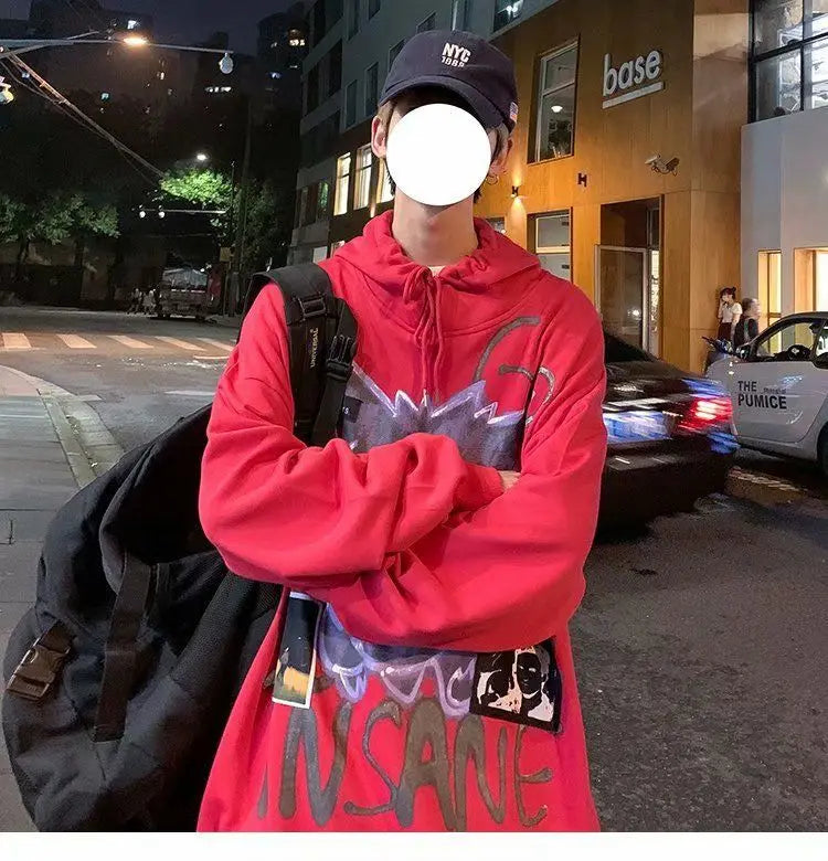 Autumn winter sweatshirts women hoodies Hong Kong style ins trend hip hop tops loose casual long sleeve pullover female clothes Street King Limited