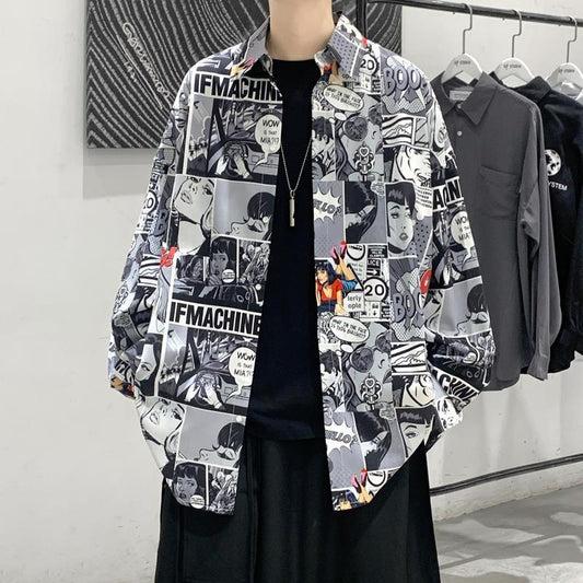"Comical Jokes" Unisex Men Women Streetwear Graphic Shirt Daulet Apparel