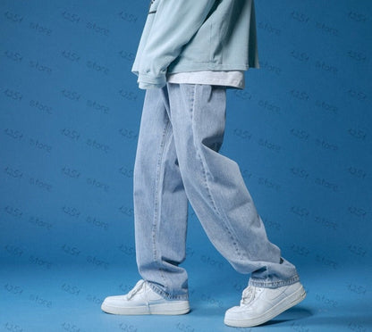 "Passing By Me" Unisex Men Women Streetwear Denim Jeans Daulet Apparel