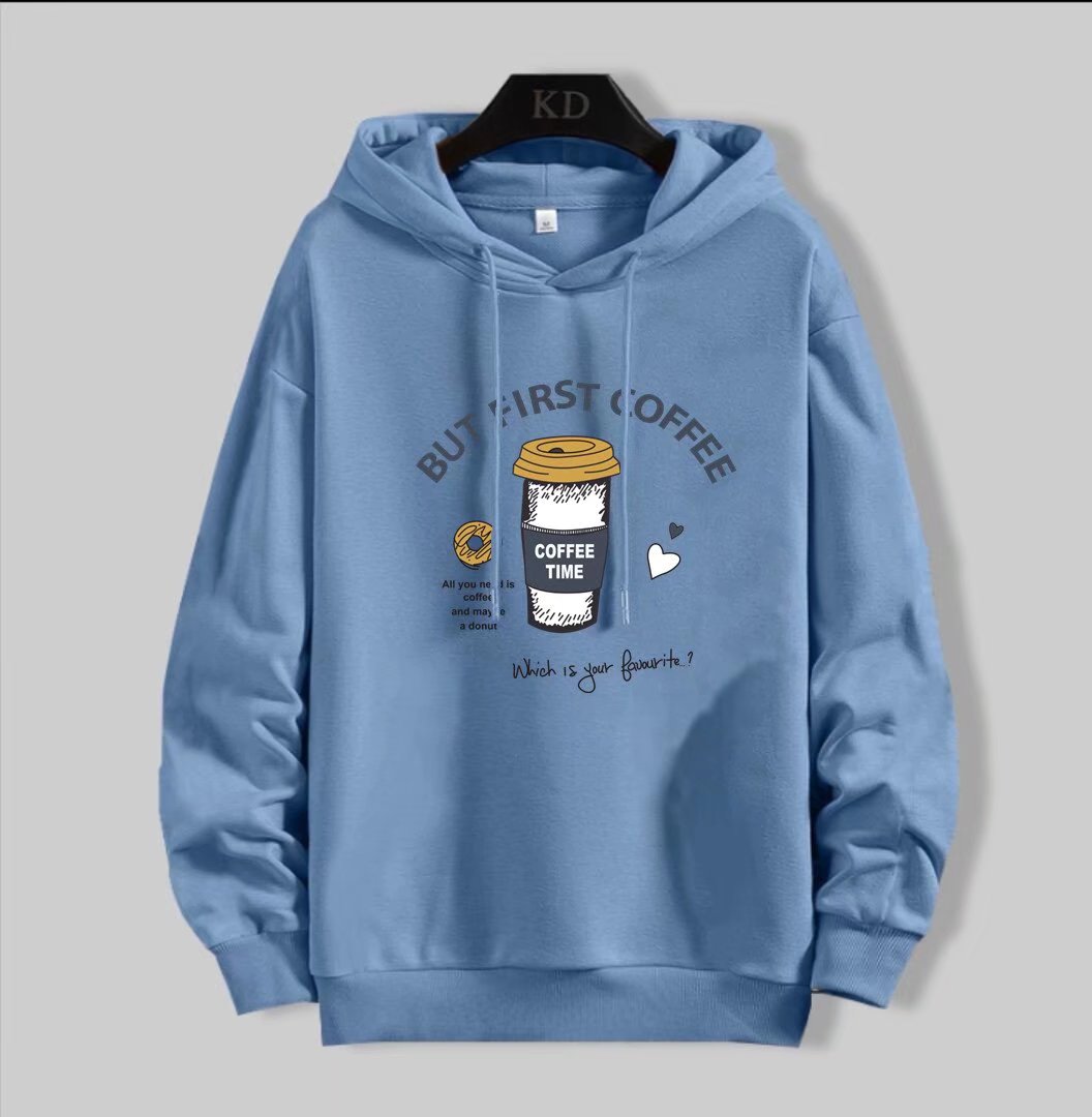 "Best Coffee" Unisex Men Women Streetwear Graphic Hoodie Daulet Apparel