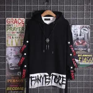 Cool Japanese Funny Printed Fleece Hoodies Boys Winter Japan Hip Hop Casual Sweatshirts Streetwear Males Spring High Street Tops Daulet Apparel