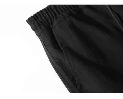 men jeans hip hop letters embroidery denim jeans high street casual loose straight elastic waist joggers hip hop streetwear pant unique joggers style 2861