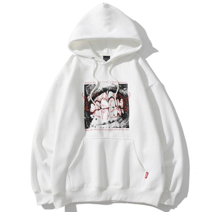 "Bitten" Unisex Men Women Streetwear Graphic Hoodie Daulet Apparel
