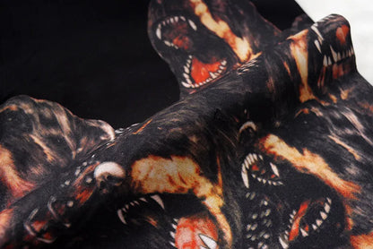 High New 2023 luxury Novelty Men Comfortable Roaring hound Dog Classic Striped Skateboard Street Cotton Casual Shorts #N258 Street King Limited