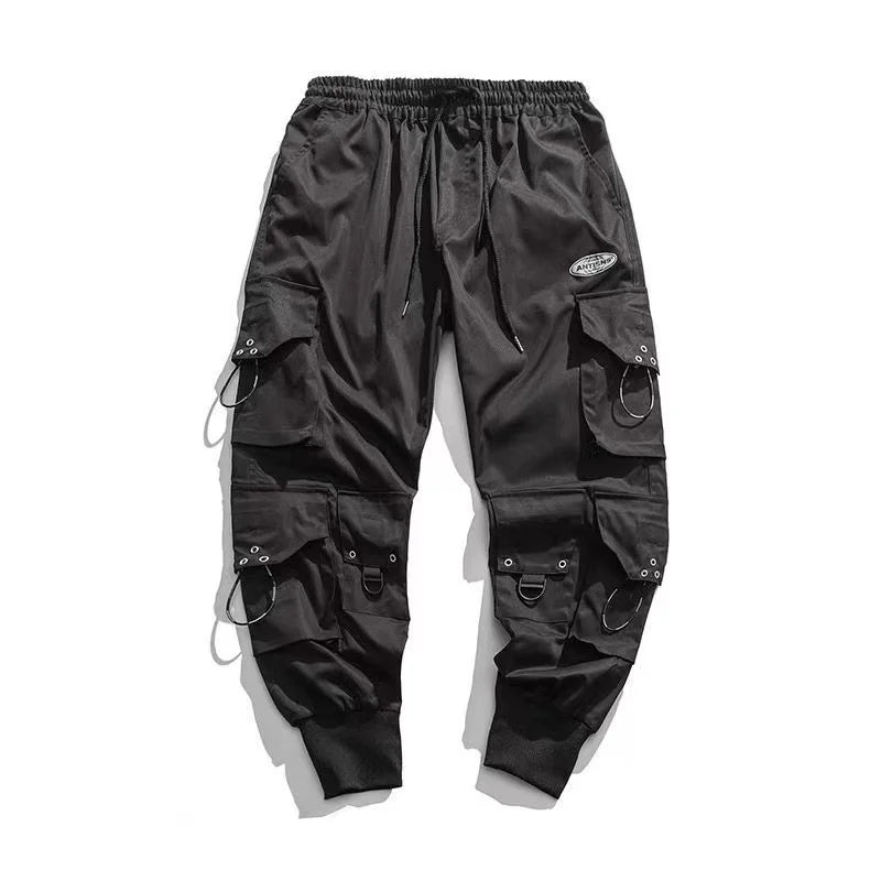 arens cargo pants men joggers hip hop techwear pants hippie cargo trousers for men streetwear plus size pockets oversize a18 unique joggers style 4056