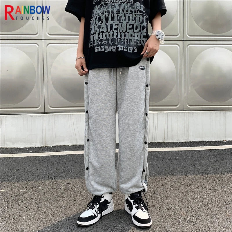 Rainbowtouches Fashion Classic Brand Mens Casual Pants Bandana Pattern Trousers Loose Outdoor Sporst Style Boy Tie Feet Overalls Street King Limited