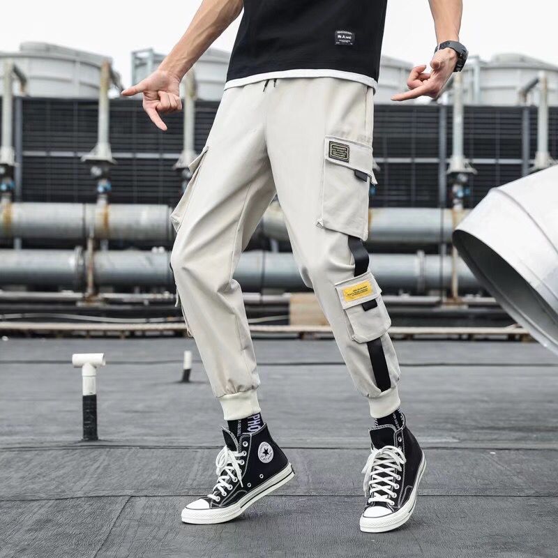 "Boxed In" Streetwear Hip Hop Unisex Tactical Joggers Daulet Apparel