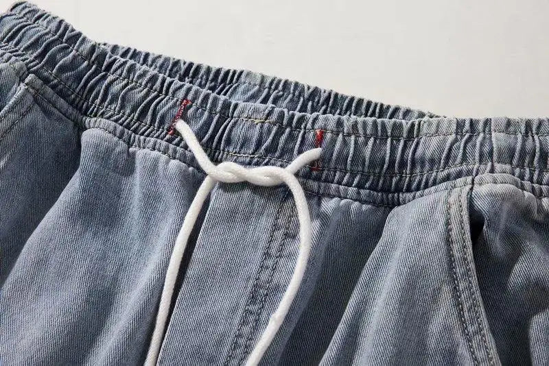 2023 new streetwear hip hop cargo pants mens jeans elastic harun joggers in autumn and spring men clothing unique joggers style 2575