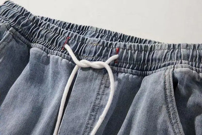 2023 new streetwear hip hop cargo pants mens jeans elastic harun joggers in autumn and spring men clothing unique joggers style 2575